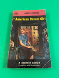 An American Dream Girl by James T. Farrell Vintage 1953 Signet Short Stories PB