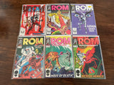 Complete ROM # 1-75 + Annuals 1-4 Marvel Comic Lot Set Bill Mantlo Buscema Ditko