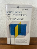 Two Treatises of Government by John Locke 1965 Vintage Mentor Paperback Revised