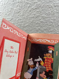 Walt Disney's Three Little Pigs Fool a Wolf Tiny Golden Book Vintage 1950 Werner