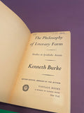 The Philosophy of Literary Form by Kenneth Burke Vintage 1957 Symbolic Action PB