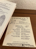 German in a Nutshell Institute Language Study 1958 Funk & Wagnalls Regensteiner