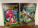 Fantastic Voyage Gold Key Comics 1 2 Set Complete Miniature TV Cartoon 1969 Vtg
