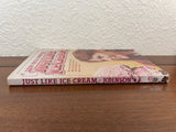 Just Like Ice Cream by Lissa Halls Johnson Vintage Paperback 1983 YA Young Adult