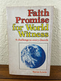 Faith Promise for World Witness by Norm Lewis 1981 Missionary Church Program PB