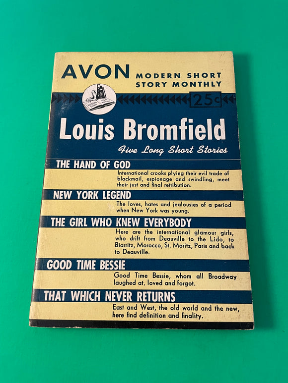 Avon Modern Short Story Monthly 24 Louis Bromfield Five Long Short Stories 1945