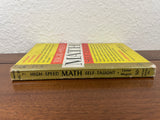 High-Speed Math Self-Taught Lester Meyers Vintage 1961 Pocket Cardinal Paperback