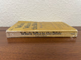 Who's Who in the Bible by Frank S. Mead Vintage 1973 Spire Paperback Biographies