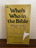 Who's Who in the Bible Frank Mead 1976 Spire Vintage Paperback Bible Biographies
