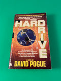 HardDrive by David Pogue 1993 Vintage Tech Thriller Diamond Books Paperback PB