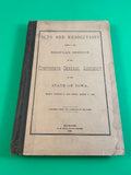 1882 Acts and Resolutions of the State of Iowa 19th General Assembly Government