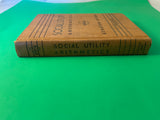 Social Utility Arithmetics Book Four 4 Strayer Upton 1939 Vintage Math Hardcover