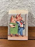 Poor Frightened Mr. Pig Tiny Golden Book # 14 Vintage 1949 Halloween Kunhardt