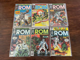 Complete ROM # 1-75 + Annuals 1-4 Marvel Comic Lot Set Bill Mantlo Buscema Ditko