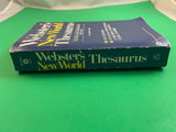 Webster's New World Thesaurus Revised Updated Charlton Laird Vintage Warner 1990 Reference Paperback