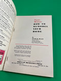 Popular Mechanics How to Remodel Your Home by Enno R Haan 1954 Vintage Guide TPB