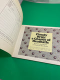 Cloudy With a Chance of Meatballs by Judi & Ron Barrett Vintage 1989 Paperback