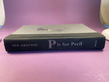 P is for Peril by Sue Grafton 2001 Putnam Hardcover Mystery Kinsey Millhone #16