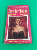 Live for Today by Vincent Sheean Vintage 1955 Signet Paperback Passion Lily PB