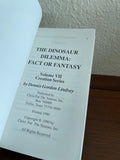 The Dinosaur Dilemma Fact or Fantasy Dennis Lindsay 1990 Creation Series Christ