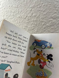Walt Disney's Mickey Mouse Tiny Golden Book # 34 Mickey's New Car Vintage 1950