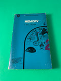 Memory by I. M. L. Hunter 1968 Vintage Pelican Paperback Penguin Psychology PB