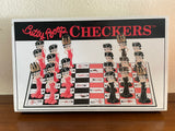 Betty Boop Checkers Board Game Set 2003 Big League Promotions