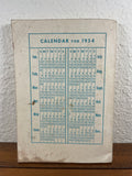 Year Book of Prayer for Missions 1954 Presbyterian Church Vintage Christian TPB