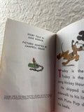 Walt Disney's Mickey Mouse Tiny Golden Book # 34 Mickey's New Car Vintage 1950