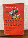 The Taming of the Shrew Shakespeare 1963 Washington Square Press Folger Library