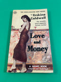 Love and Money by Erskine Caldwell Vintage Signet Paperback 1956