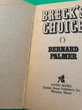 Breck's Choice by Bernard Palmer 1984 Vintage Western Paperback Living Books PB