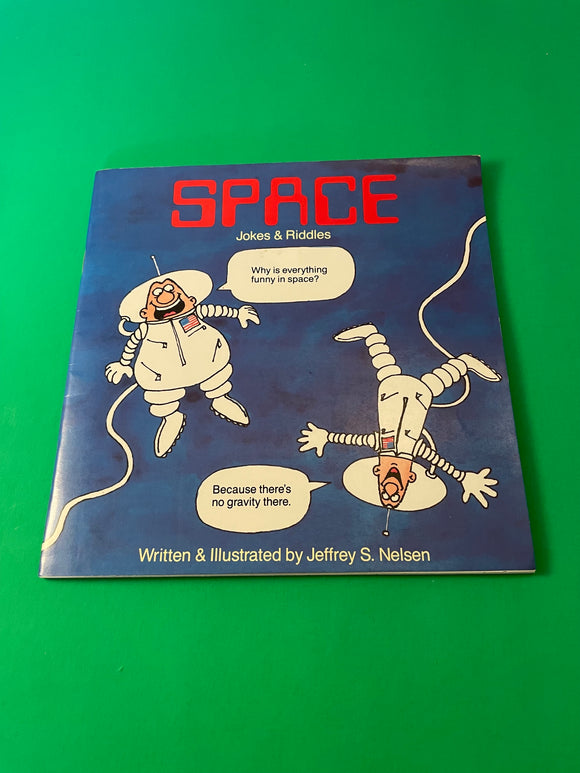 Space Jokes & Riddles Jeffrey S. Nelsen Checkerboard Vintage 1988 TPB Paperback