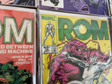 Complete ROM # 1-75 + Annuals 1-4 Marvel Comic Lot Set Bill Mantlo Buscema Ditko