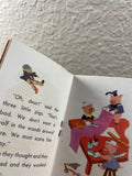 Walt Disney's Three Little Pigs Fool a Wolf Tiny Golden Book Vintage 1950 Werner
