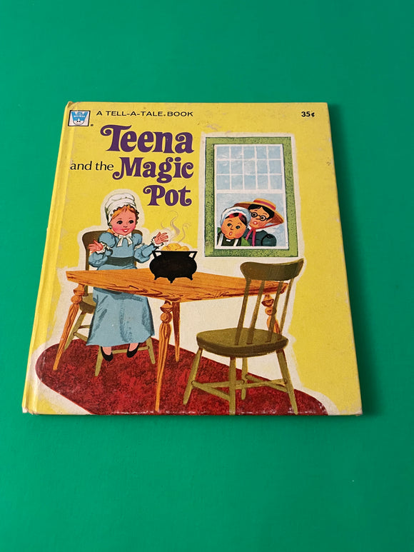 Teena and the Magic Pot Whitman Tell-a-Tale Vintage 1973 Hardcover Children's HC