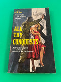 All Thy Conquests by Alfred Hayes Vintage 1958 Pyramid Paperback GIs Rome PB