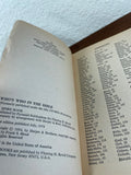 Who's Who in the Bible by Frank S. Mead Vintage 1973 Spire Paperback Biographies