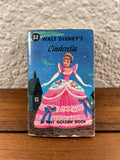 Walt Disney's Cinderella's Ball Gown Tiny Golden Book 1950 Vintage Grant Werner