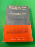 Literary Opinion in America 3rd Edition 1962 Morton Zabel Vol 1 Harper Paperback