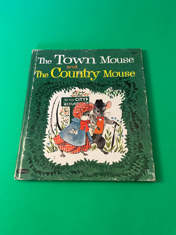 The Town Mouse and the Country Mouse 1965 Vintage Children's Whitman Hardcover