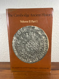 Cambridge Ancient History Vol II Part 1 Middle East Aegean Region 1800-1380 BC