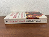 Male and Female by Margaret Mead Vintage 1972 Dell Paperback Gender Anthropology