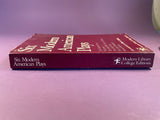 Six Modern American Plays Halline Modern Library College 1967 Glass Menagerie PB