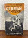 German in a Nutshell Institute Language Study 1958 Funk & Wagnalls Regensteiner