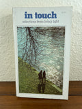 In Touch Selections from Living Light Vintage 1979 Tyndale Devotional Scripture