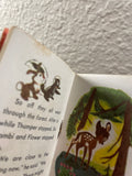 Walt Disney's Bambi Plays Follow the Leader Tiny Golden Book Vintage 1950 # 30