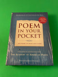 Poem in Your Pocket 200 Poems to Read and Carry Hardcover HC NEW Bleakney Poetry