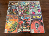 Complete ROM # 1-75 + Annuals 1-4 Marvel Comic Lot Set Bill Mantlo Buscema Ditko