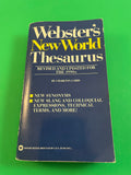 Webster's New World Thesaurus Revised Updated Charlton Laird Vintage Warner 1990 Reference Paperback